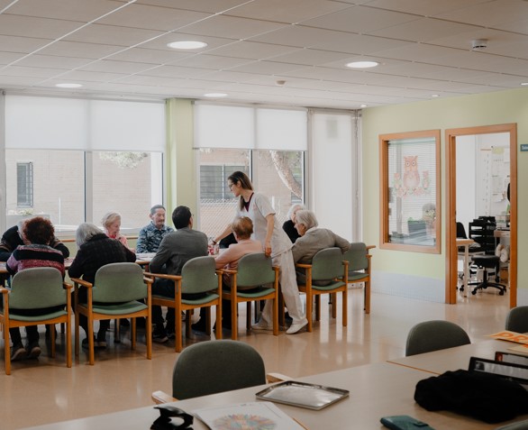 Interior del Centre de Dia L'Aplec