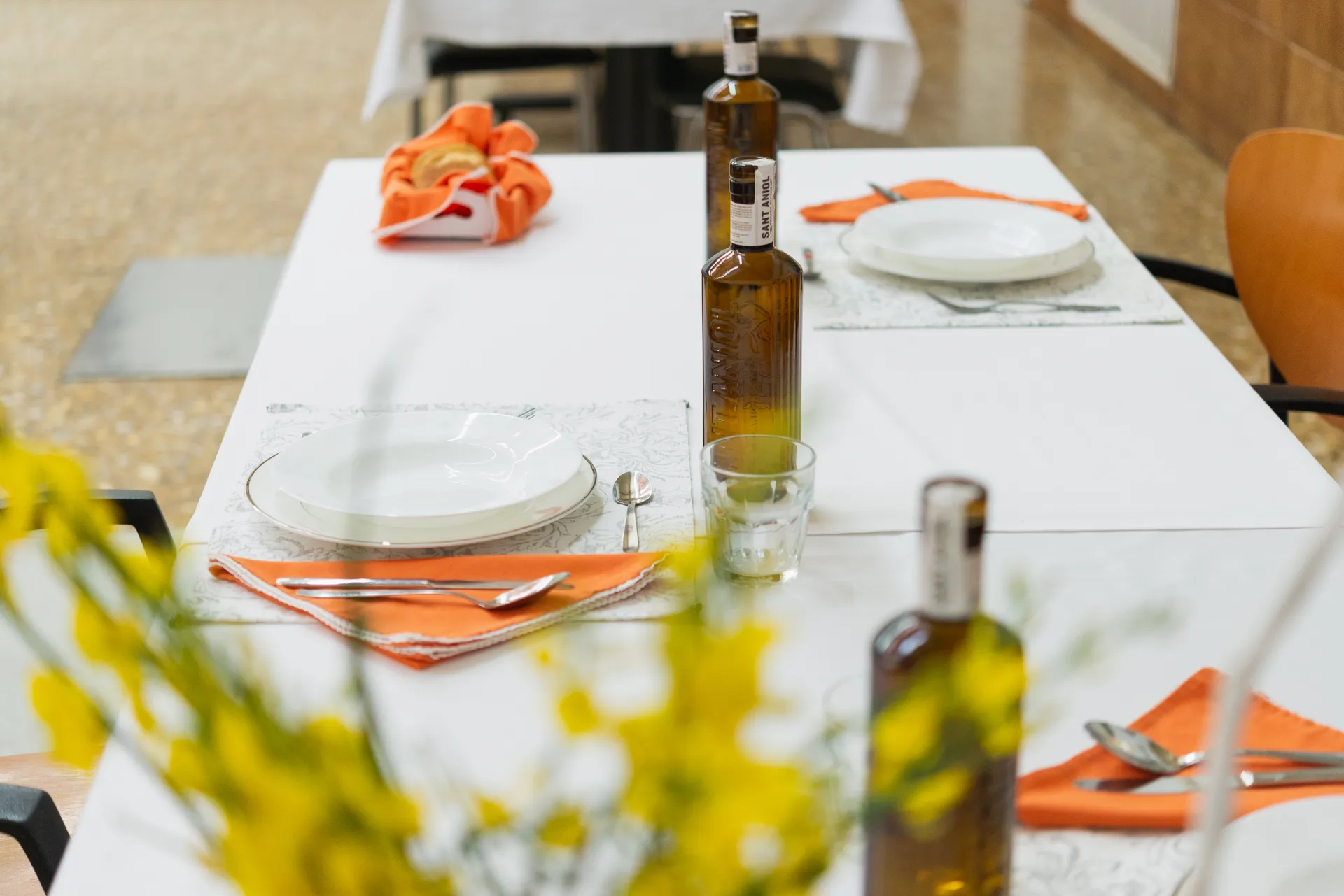 Residents dinant a Sant Antoni de Pàdua